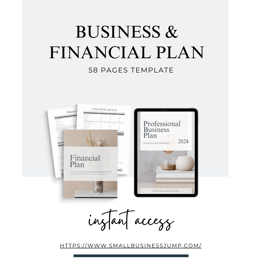 Business and Financial Plan Template. 58 pages